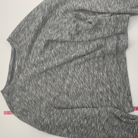 Madewell Balloon Sleeved Gray Sweater Size XL - Picture 6 of 7